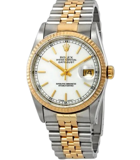 Rolex Datejust two-tone gold and steel watch by Jeffery B Jewellers