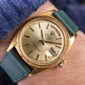 Rolex Day-Date Bark Finish | Non-Lume Champagne Dial