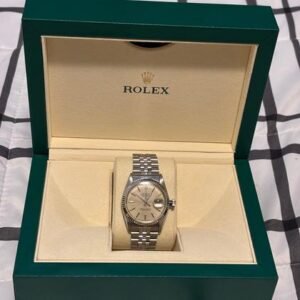 Rolex Datejust 36 16014 Tapestry Dial W Papers & Rolex Box (Not Original Box)
